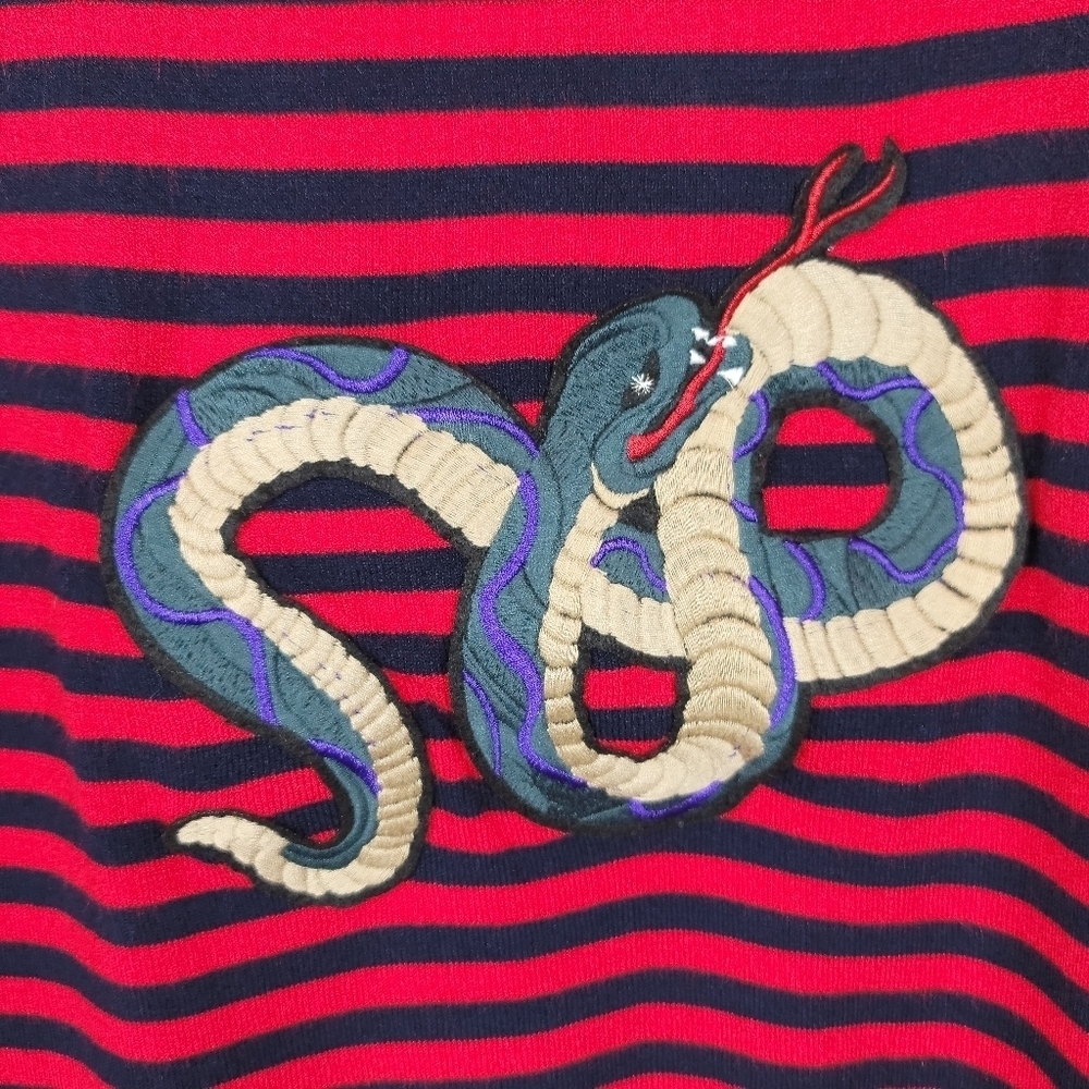 Akep Striped Snake Sweater NWT - Picture 4 of 9